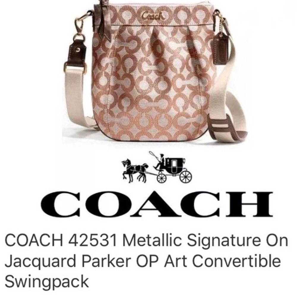 Coach Parker Op Art swingpack/Cross body